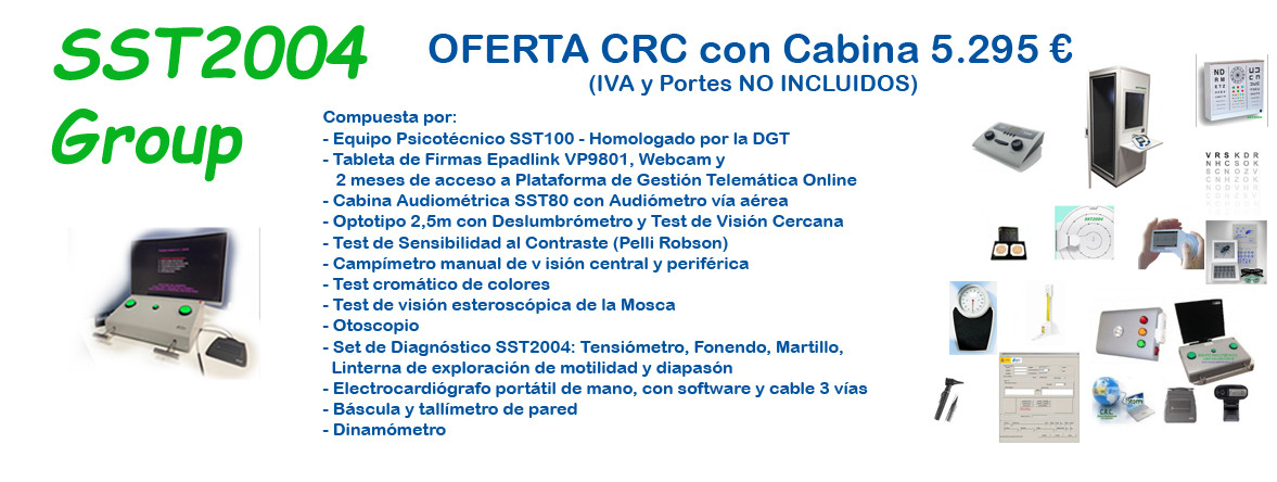 Oferta CRC basic con cabina audiometrica